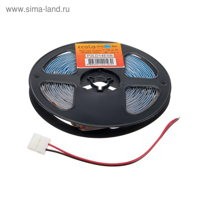 Светодиодная лента Ecola PRO 5 м, IP20, SMD5050, 60 LED/м, 14.4 Вт/м, 12 В, 6000К