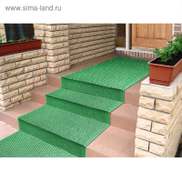 Покрытие ковровое щетинистое &laquo;Травка&raquo;, 0,9&times;15 м, в рулоне, цвет зелёный