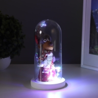 Ночник &laquo;Новогодний олень&raquo; LED 3хААА красный 11х11х22,5см