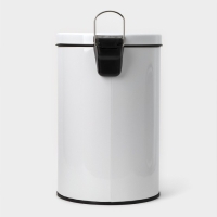 Ведро мусорное с педалью St&ouml;lz, 12 л, нержавеющая сталь, цвет белый