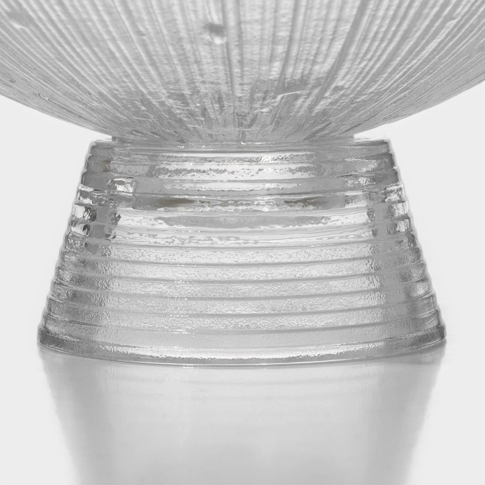 Ваза из стекла для фруктов &laquo;Фейверк&raquo;, 350 мл, 15&times;7,5 см, цвет прозрачный