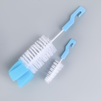 Набор ёршиков для посуды Доляна, 2 шт: 25&times;6 см, 12&times;2 см, цвет МИКС