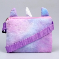 Сумка детская &laquo;Плюшевый единорог&raquo;, 17х13х3 см