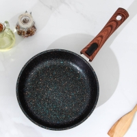 Сковорода Granit ultra blue, d=22 см, съёмная ручка, антипригарное покрытие, цвет синий