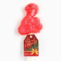 Леденец на палочке, в форме змеи &laquo;Для тебя в новый год&raquo;, 35 г
