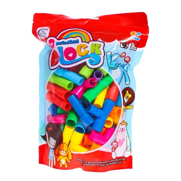 Конструктор обучающий &laquo;Забавные трубочки&raquo;