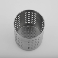 Подставка из нержавеющей стали для столовых приборов Доляна &laquo;Индия&raquo;, 12&times;10 см