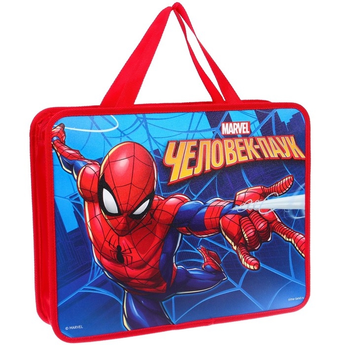 Набор первоклассника в папке, Человек-паук, 40 предметов