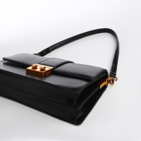 Сумка женская TEXTURA, средний размер, цвет чёрный