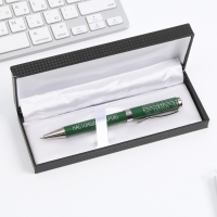 Подарочная ручка в футляре кожзам &laquo;23.02&raquo;, металл, синяя паста, 1.0 мм