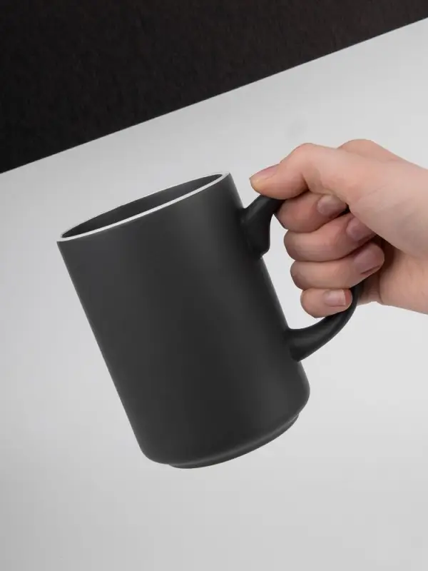 Кружка Mugful, темно-серая (графитовая)