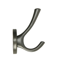 Крючок мебельный CAPPIO SIMPLE, двухрожковый, графит