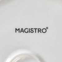 Блюдо фарфоровое Magistro &laquo;Бланш&raquo;, 24&times;18&times;4,5 см, цвет белый