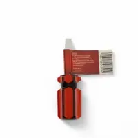 Отвертка шлицевая ЛОМ, пластиковая рукоятка, SL6&times;38 мм