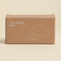 Салфетница SL Home &laquo;Аманде&raquo;, 15&times;4&times;7,8 см, фарфор, белая