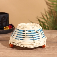 Корзина плетеная 15x15x8 см, ротанг