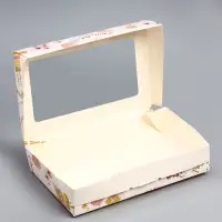 Коробки подарочная, складная, с окном &laquo;С Днем Рождения&raquo;, 20&times;12&times;4 см