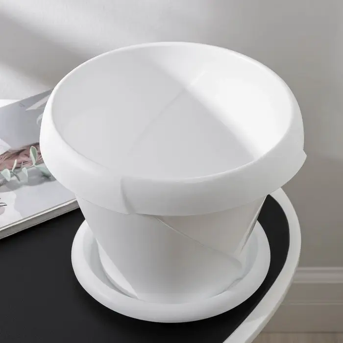 Горшок с поддоном &laquo;Флориана&raquo;, 5,4 л, цвет белый