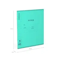 Тетрадь 18 листов, ErichKrause &laquo;Классика CoverPrо Vivid&raquo;, в линейку, пластиковая обложка, блок офсет 100% белизна, бирюзовая