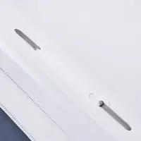 Папка-скоросшиватель Calligrata, А5, 180 мкм, с прозрачным верхом, белая