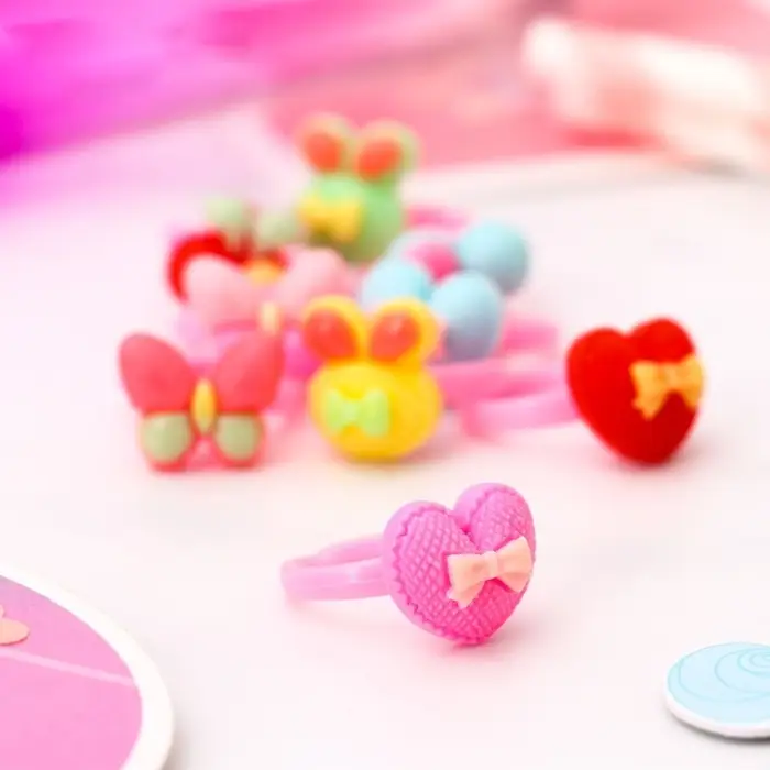 Кольцо детское Выбражулька &laquo;Ассорти бантиков&raquo;, форма МИКС, МИКС