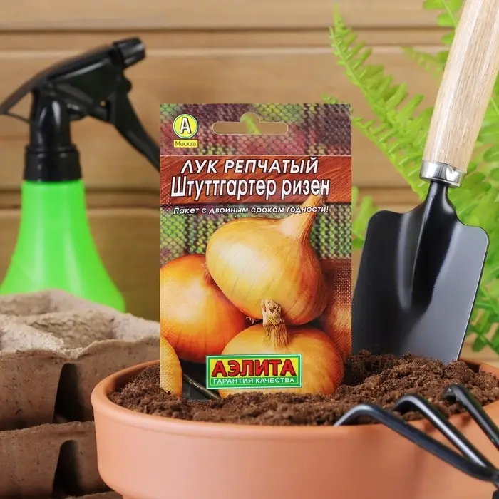 Семена Лук репчатый "Штуттгартер ризен", 1 г  ,