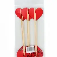 Шпажки для канапе &laquo;Сердечки ажур&raquo;, 6 шт