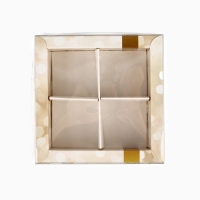 Коробка под 4 конфеты с ячейками &laquo;Поздравляю&raquo;, 10 х 10 х 3 см