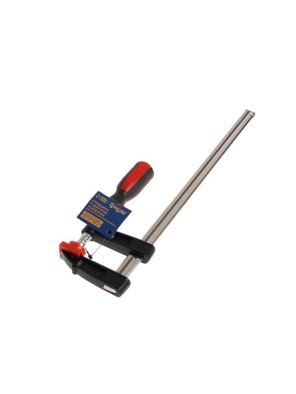 Струбцина F-образная усиленная ТУНДРА, тавровый профиль, 2К рукоятка, 300 х 50 х 350 мм