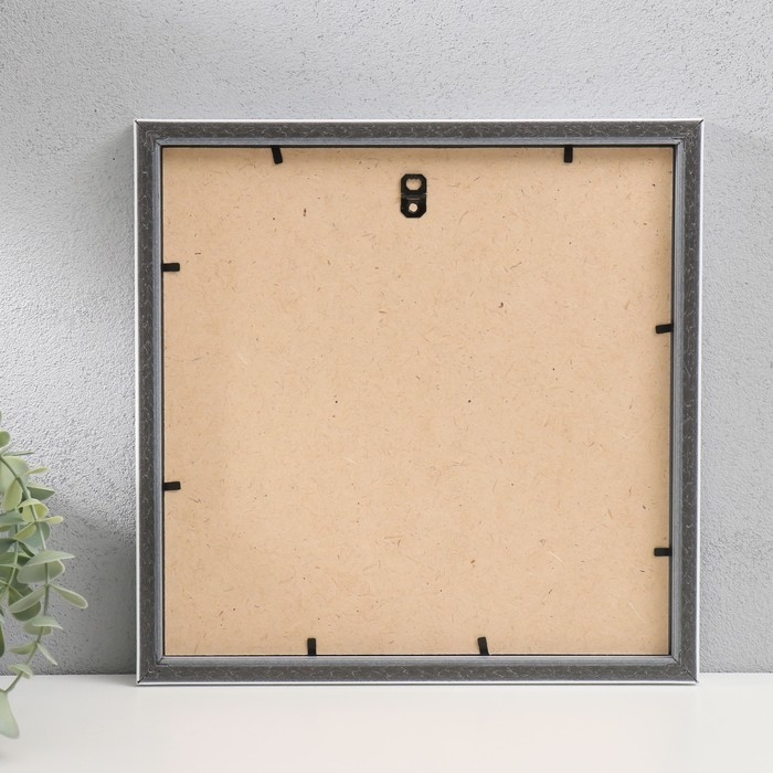 Фоторамка пластик "МИРАМ" 25х25 см, 641861-11, белый (пластиковый экран)