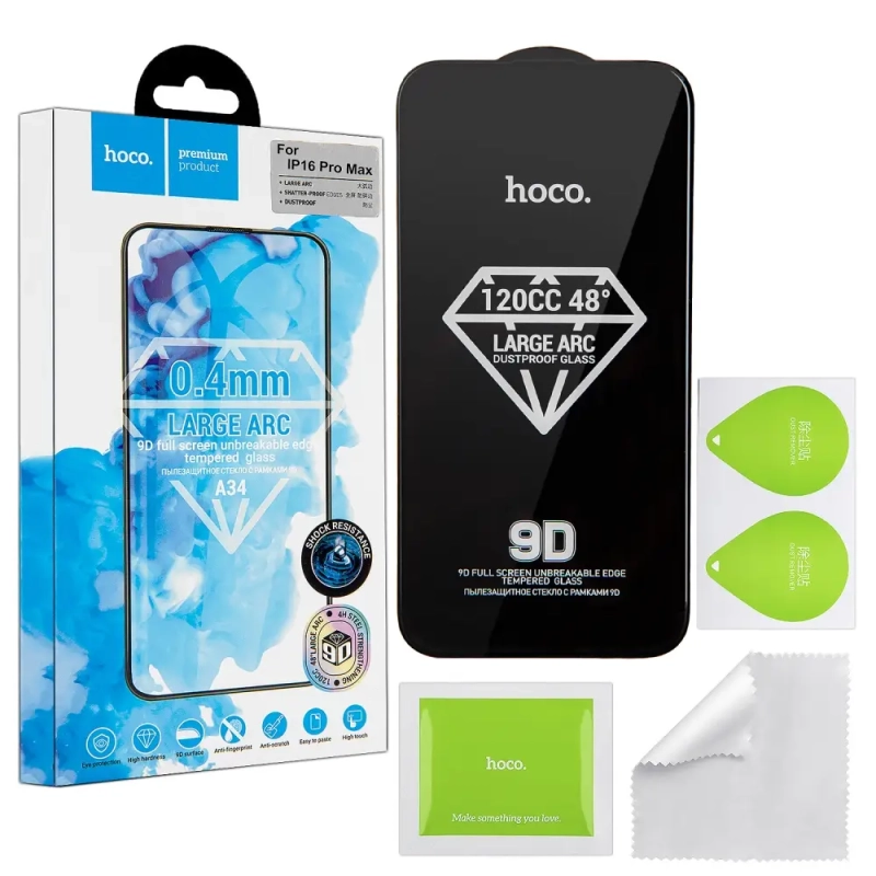 Защитное стекло iPh 16 Pro Dustproof A34 HOCO