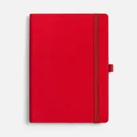 Ежедневник Peel Flex, недатированный, красный