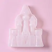 Молд Доляна &laquo;Сказочный замок&raquo;, силикон, 15&times;12&times;2 см, цвет белый