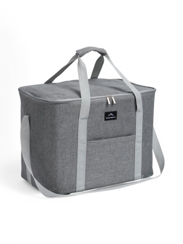 Термосумка для еды и продуктов 37 л, сумка холодильник, 43 х 26.5 х 33 см, толщина 5 мм