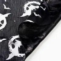 Скатерть на хеллоуин &laquo;Летучие мыши&raquo;, серебро, 200 х 140