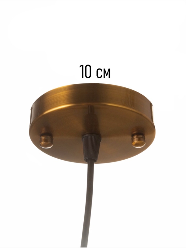 Светильник Paula 1х40Вт Е27 медь 20х20х25см