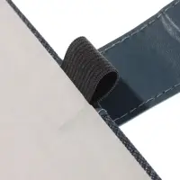 Ежедневник недатированный формат А5, с хлястиком, 128л, линия, пвх, Индиго