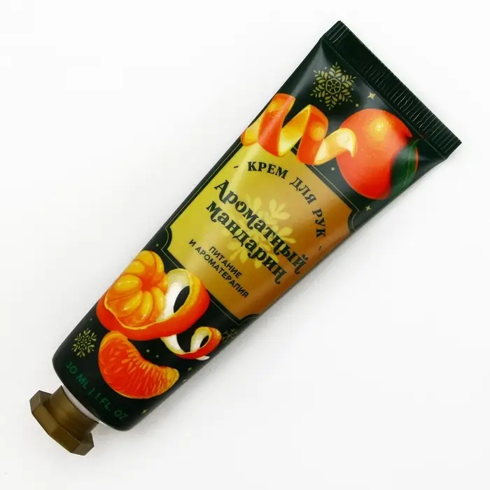 Крем для рук, 30 мл, аромат мандарина, Чистое счастье