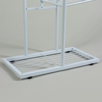 Подставка для цветов Greengo, 7 полок, 43 &times; 22 &times; 126 см, напольная, металл, белая