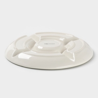 Менажница Доляна "Зайка" цвет белый  5 ячеек 25,5х3 см