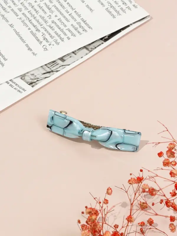 Заколка-автомат для волос "Велия" сияние, 9 см, микс