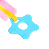 Мягкая книжка - подвеска с прорезывателем &laquo;Слоник&raquo;