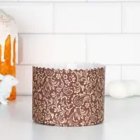 Форма бумажная для кулича &laquo;Флора&raquo;, 134&times;100 мм