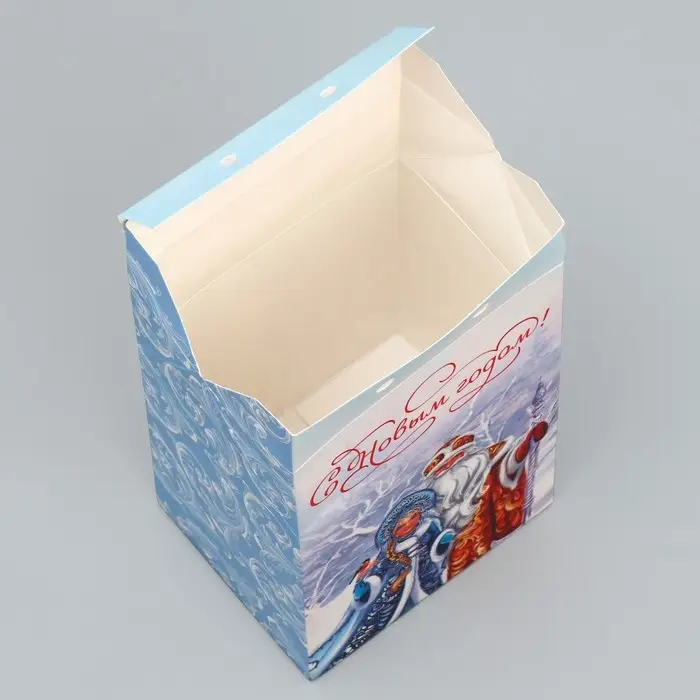 Упаковка для кондитерских изделий &laquo;С Новым годом!&raquo;, 8&times;10&times;16 см