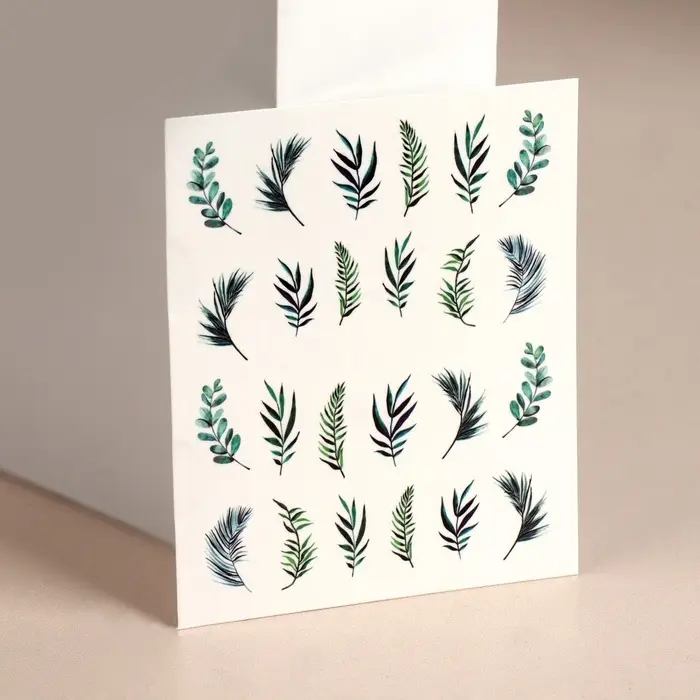 Слайдеры для ногтей &laquo;GREEN&raquo;, зелёные