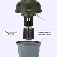 Пылесос моющий хозяйственный КТ-5543 - 1200 Вт