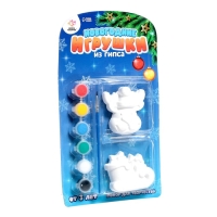 Набор для творчества &laquo;Роспись игрушек из гипса&raquo;, 2 шт., МИКС