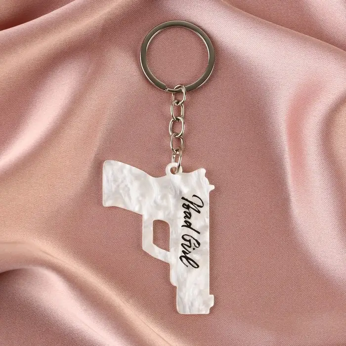 Брелок для ключей акриловый &laquo;Bad gir&raquo;, 4,4 х 6 см