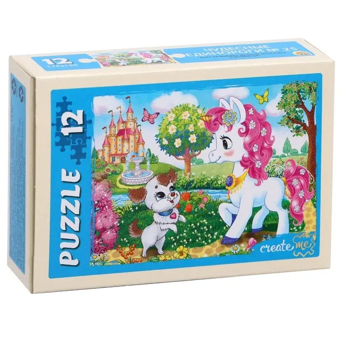 Пазлы &laquo;Чудесные единороги №25&raquo;, 12 элементов
