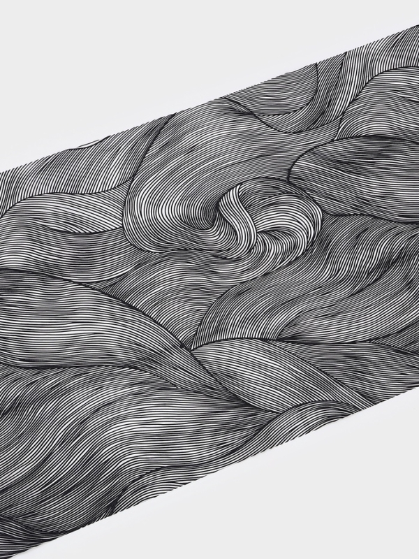 Дорожка на стол Доляна &laquo;Матера&raquo;, 150&times;38 см, чёрная